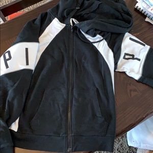 PINk full zip hoodie